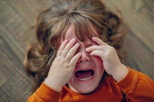 Child meltdown photo