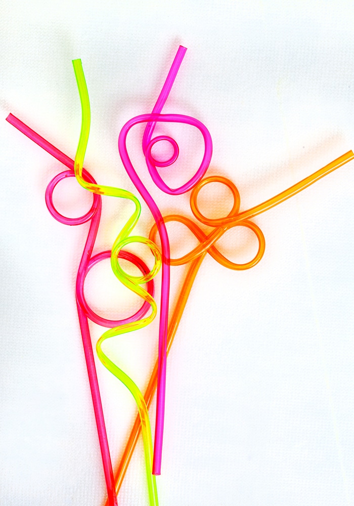 Crazy straws photo
